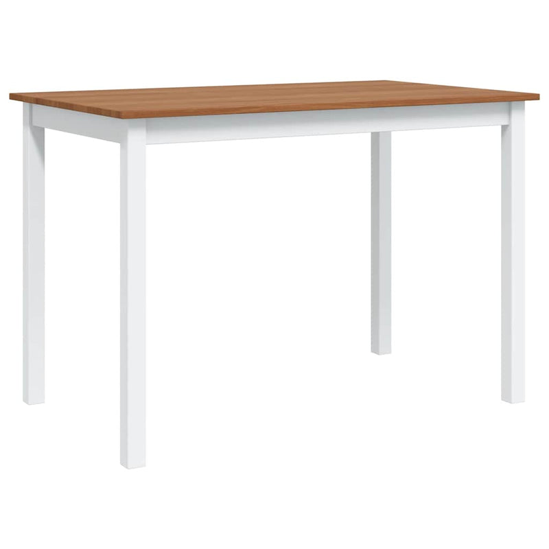 Set mobilier de bucătărie, 5 piese, maro și alb