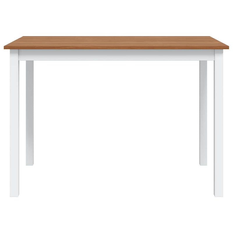 Set mobilier de bucătărie, 5 piese, maro și alb