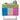 Fotoliu cub, picioare cromate, model Patchwork, material textil
