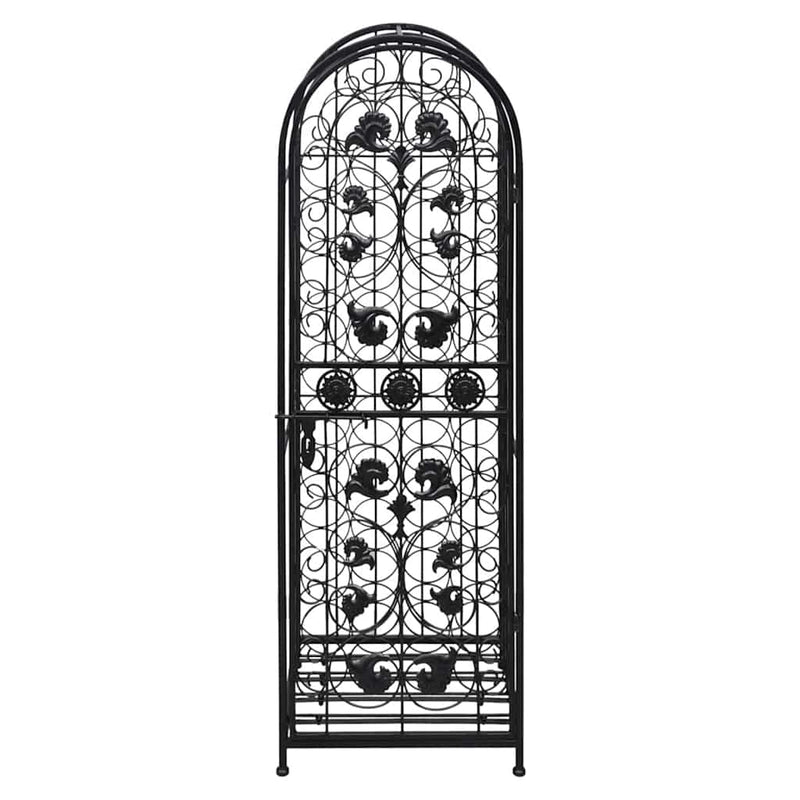 Suport sticle de vin pentru 45 de sticle, metal