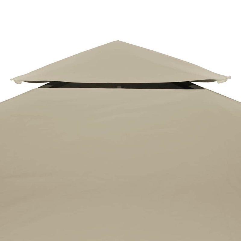 Copertină de rezervă acoperiș pavilion, bej, 3x3 m, 310 g/m²