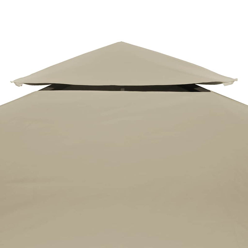 Copertină de rezervă acoperiș pavilion, bej, 3x4 m, 310 g/m²