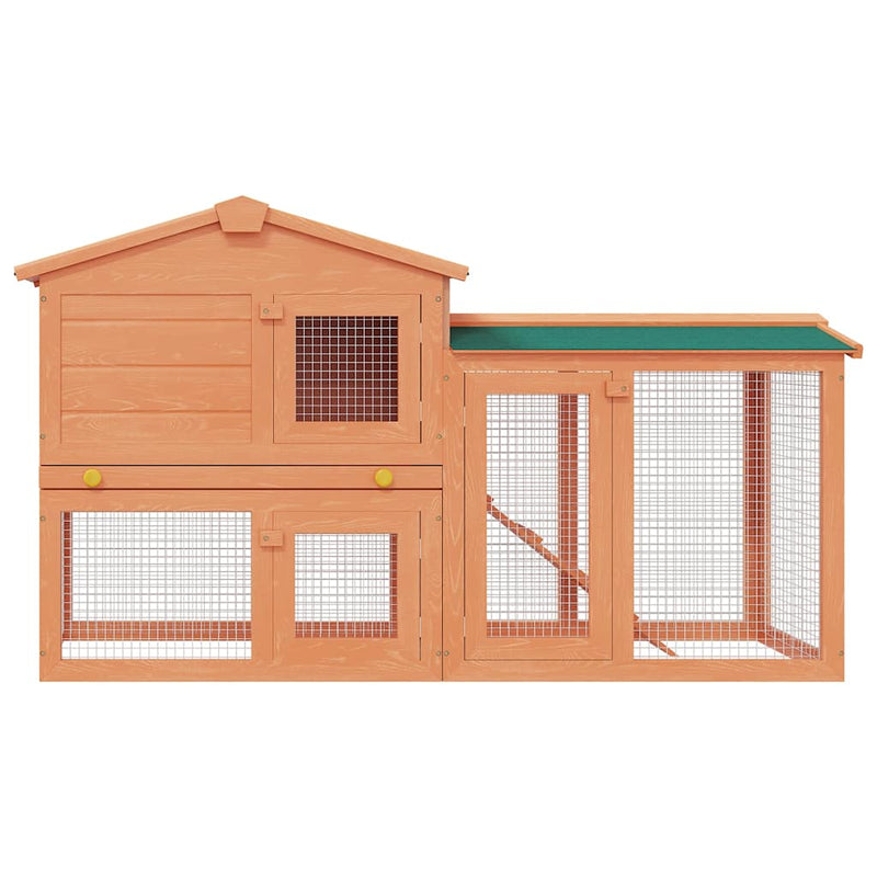 Cușcă de exterior pentru iepuri, adăpost animale mici, lemn