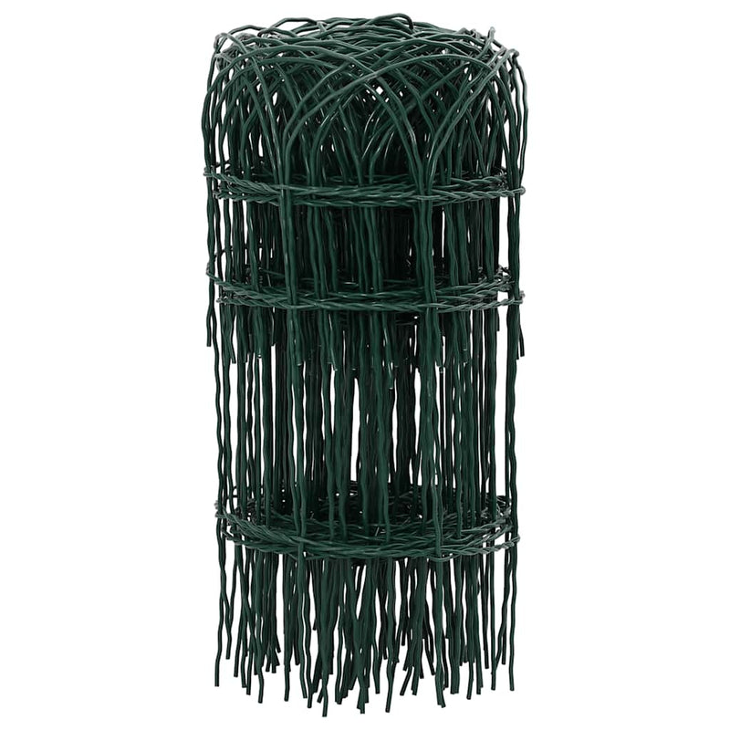 Gard delimitare grădină fier vopsit electrostatic 25 x 0,4 m