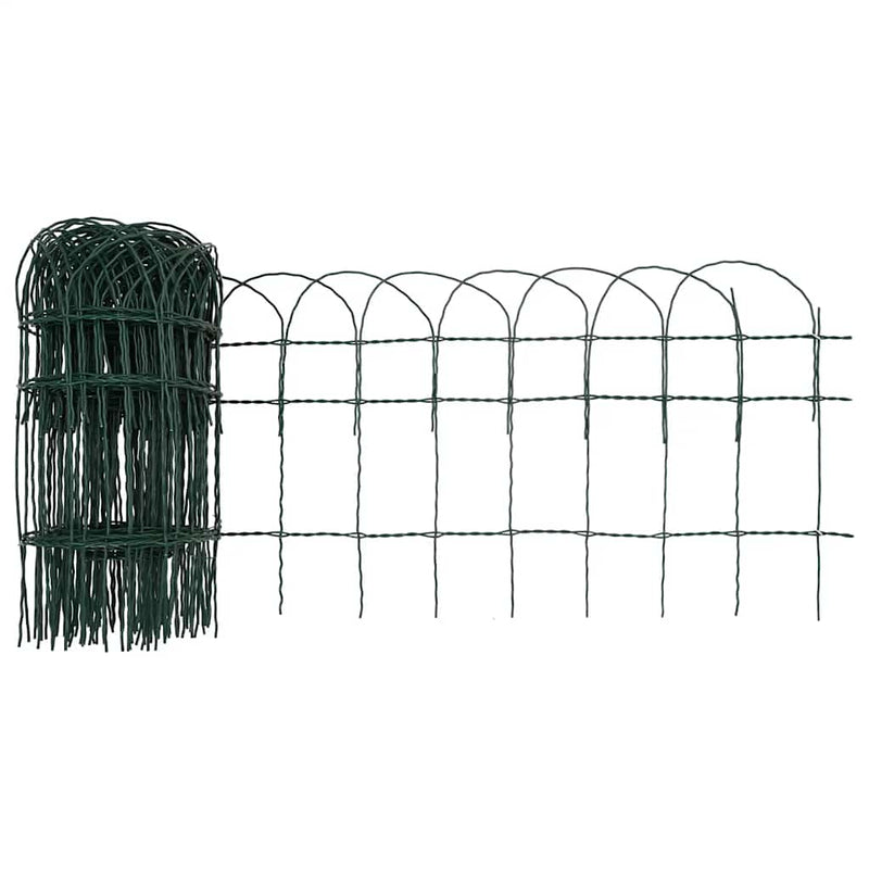 Gard delimitare grădină fier vopsit electrostatic 25 x 0,4 m