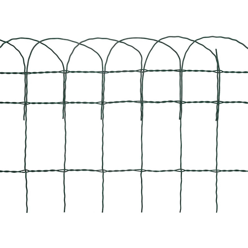 Gard delimitare grădină fier vopsit electrostatic 25 x 0,4 m