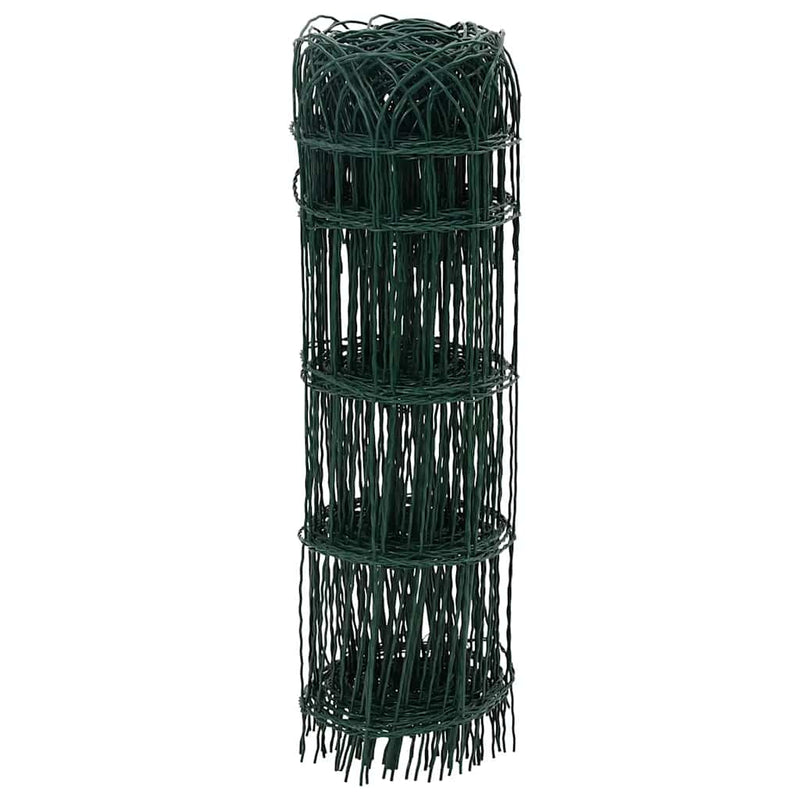 Gard delimitare grădină fier vopsit electrostatic 10 x 0,65 m