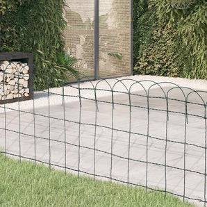 Gard delimitare grădină fier vopsit electrostatic 10 x 0,65 m