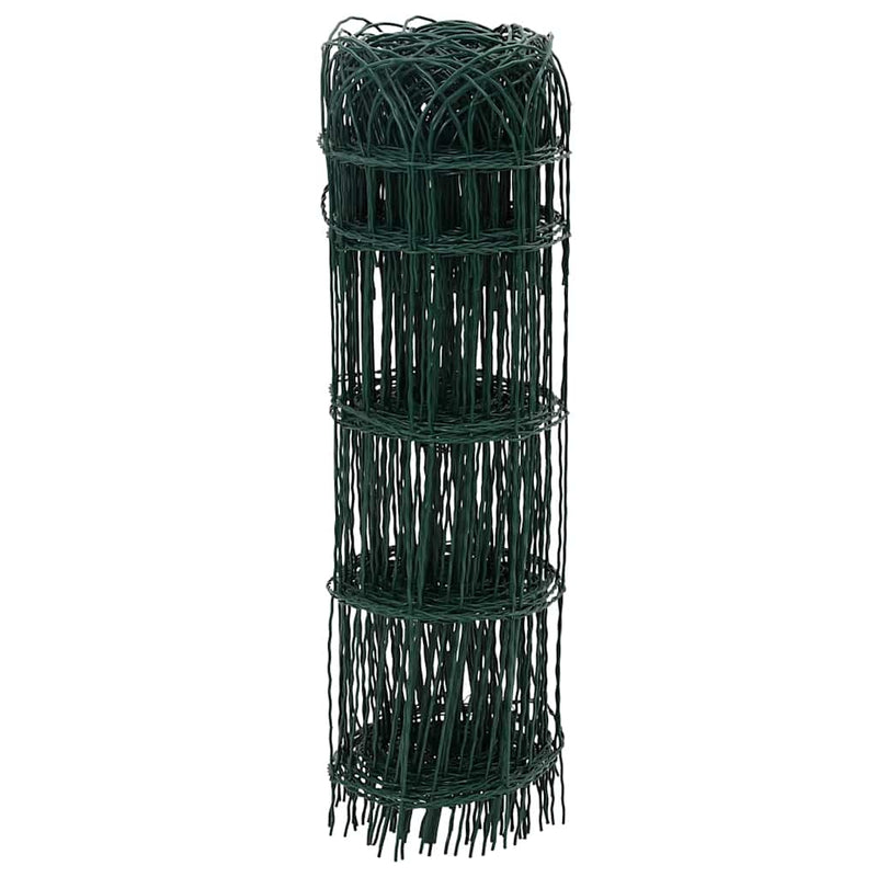 Gard delimitare grădină fier vopsit electrostatic 25 x 0,65 m