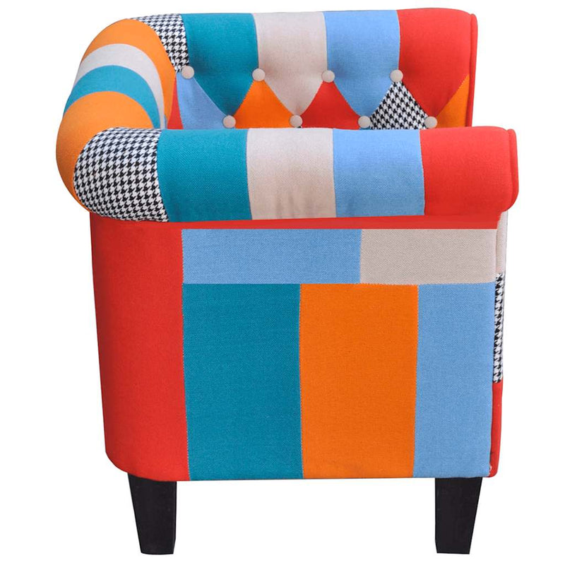 Fotoliu cu model Patchwork, material textil