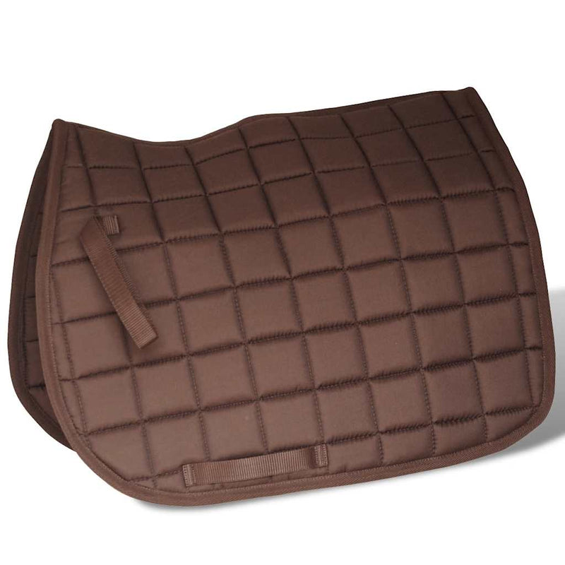 Set echitație cu șa 40,6 cm din piele naturală, Maro
