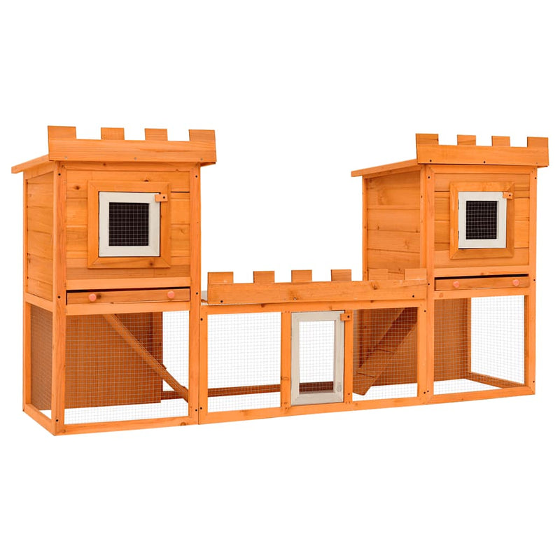 Cușcă de iepuri cușcă animale de companie dublă de exterior