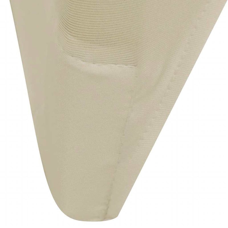 Husă de scaun elastică, 6 buc., crem