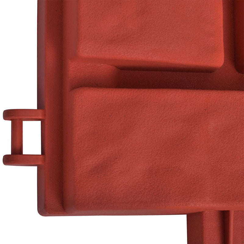 Separator de gazon cu design cărămidă, 11 buc.