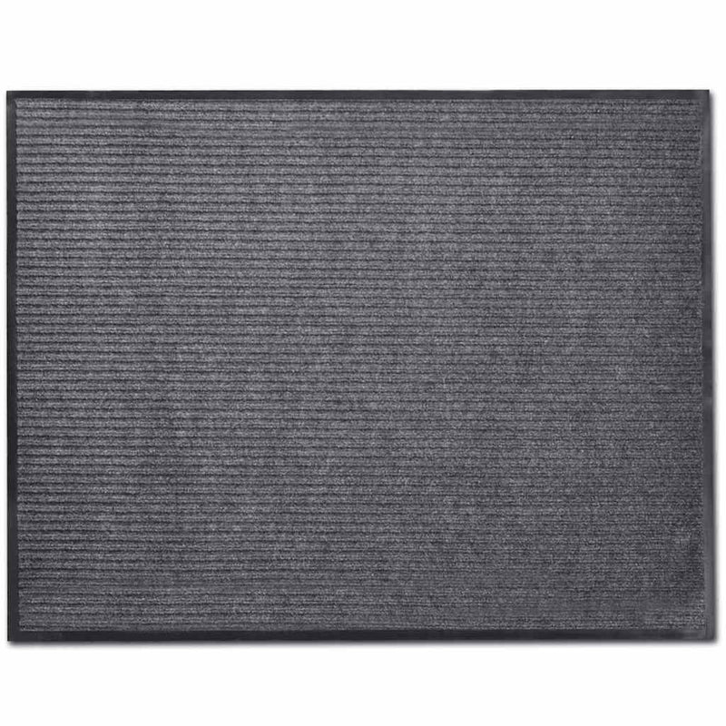 Covoraș de ușă, gri, 90x120 cm, PVC