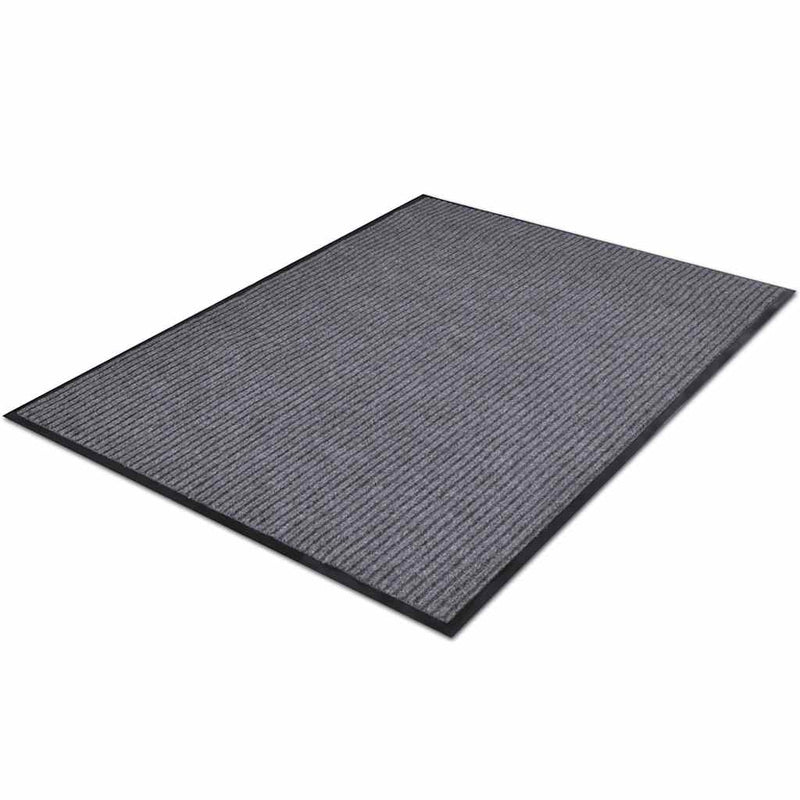 Covoraș de ușă, gri, 90x120 cm, PVC