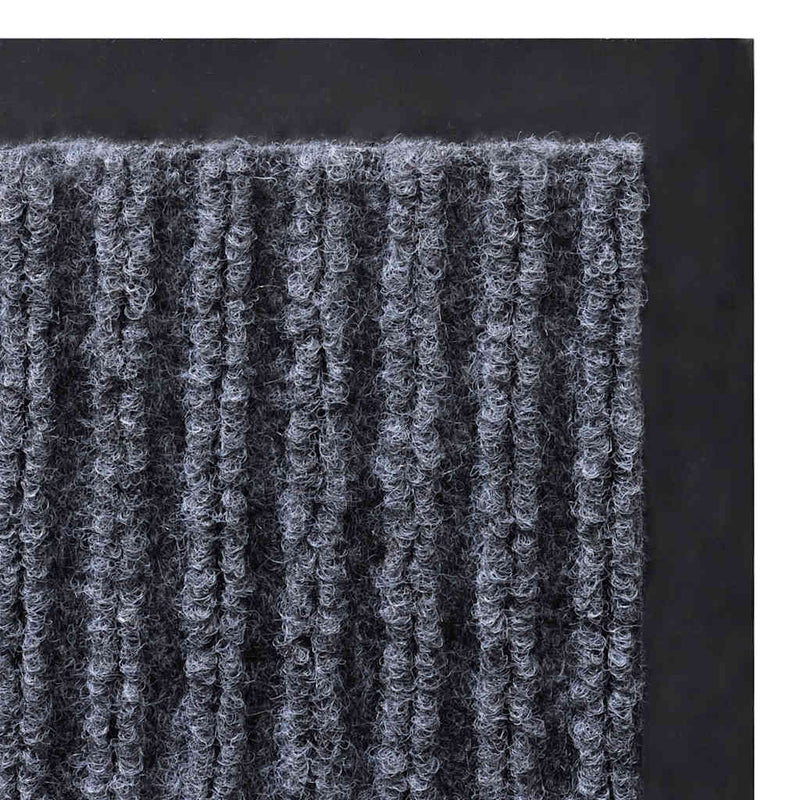 Covoraș de ușă, gri, 90x120 cm, PVC