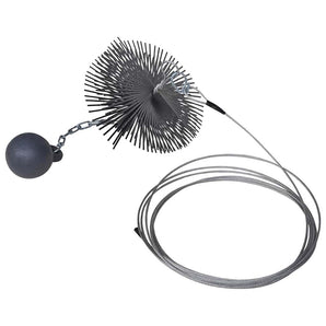 Perie Rotundă pentru Curățat Coșul de Fum Diametru 20 cm