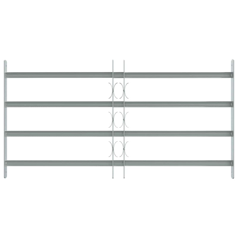 Grilaj de siguranță pentru ferestre cu 4 bare transversale 700-1050 mm