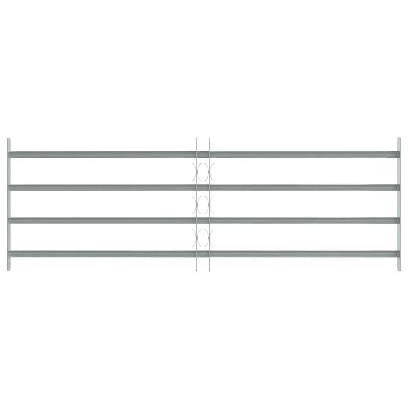 Grilaj de siguranță pentru ferestre cu 4 bare transversale 1000-1500mm