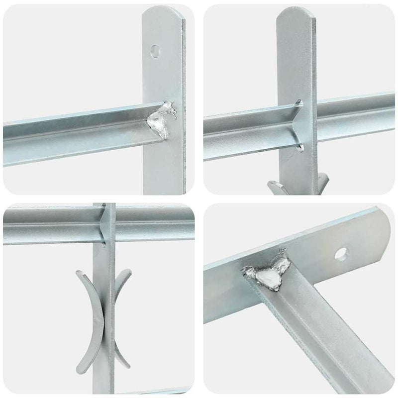 Grilaj de siguranță pentru ferestre cu 4 bare transversale 1000-1500mm