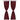 Draperii micro-satin cu bride, 140 x 175 cm, bordo, 2 buc.