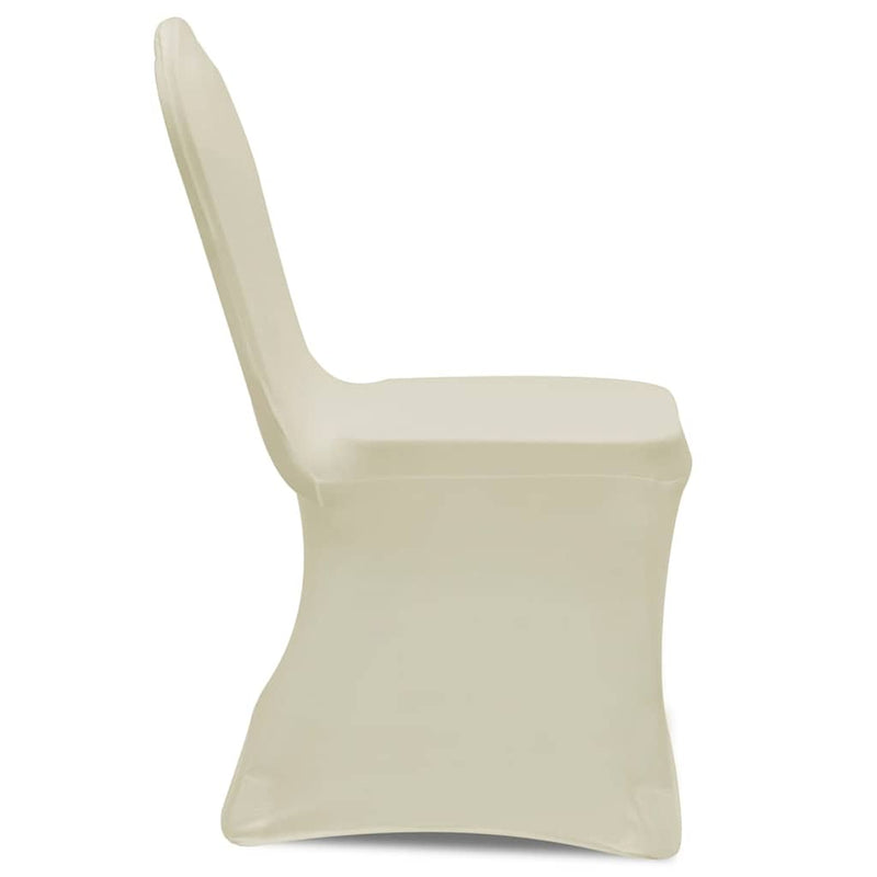 Husă de scaun elastică, 50 buc., crem