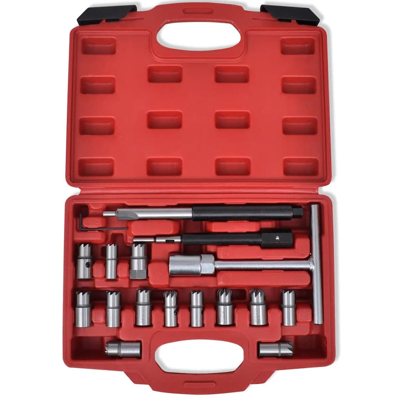 Set tăiere suport injector diesel, 17 buc