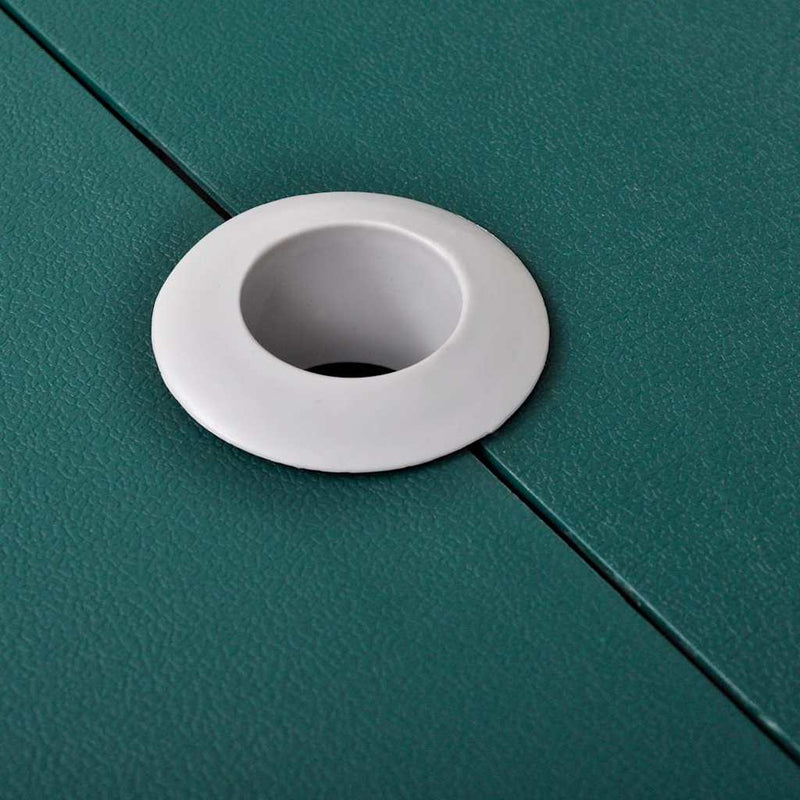 Set camping masă/4 scaune pliabile, verde deschis, aluminiu
