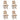 Set mobilier de exterior pliabil, 5 piese, bambus