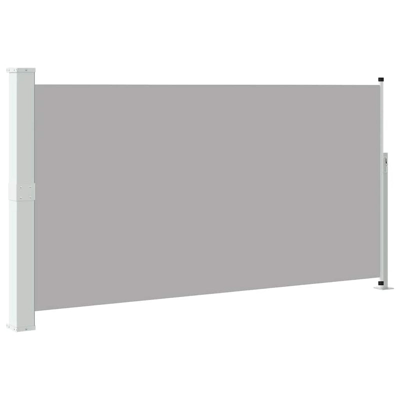 Copertină laterală retractabilă de terasă, gri, 160x300 cm
