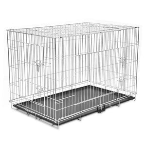 Cușcă pentru câini pliabilă, metal, XXL