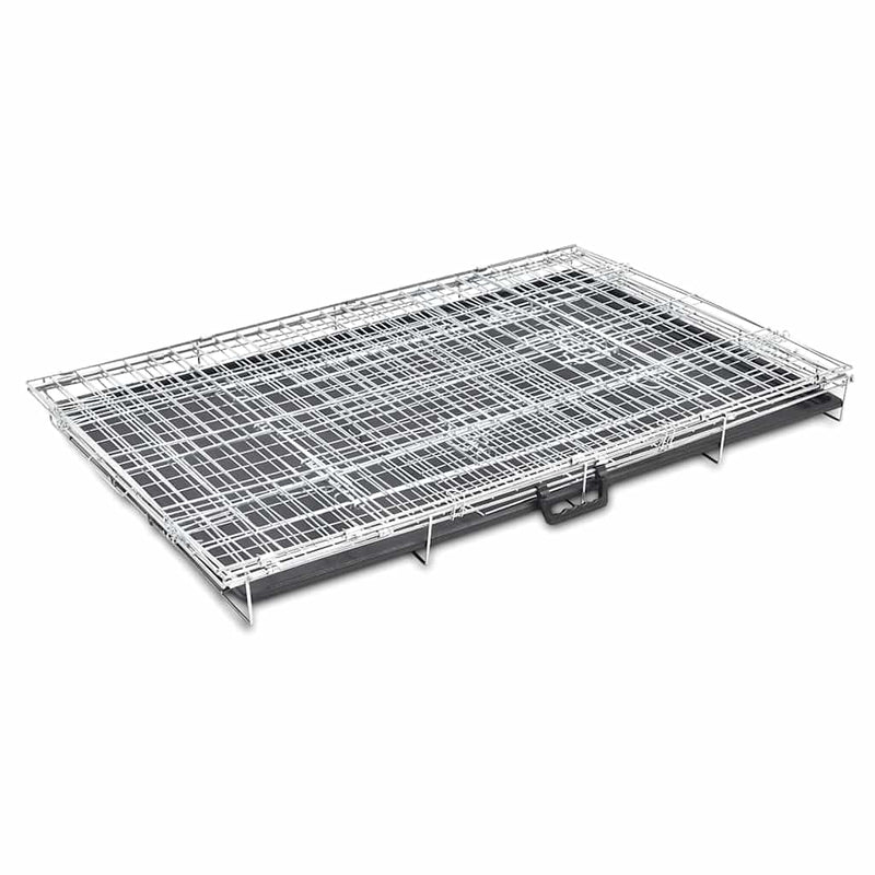 Cușcă pentru câini pliabilă, metal, XXL