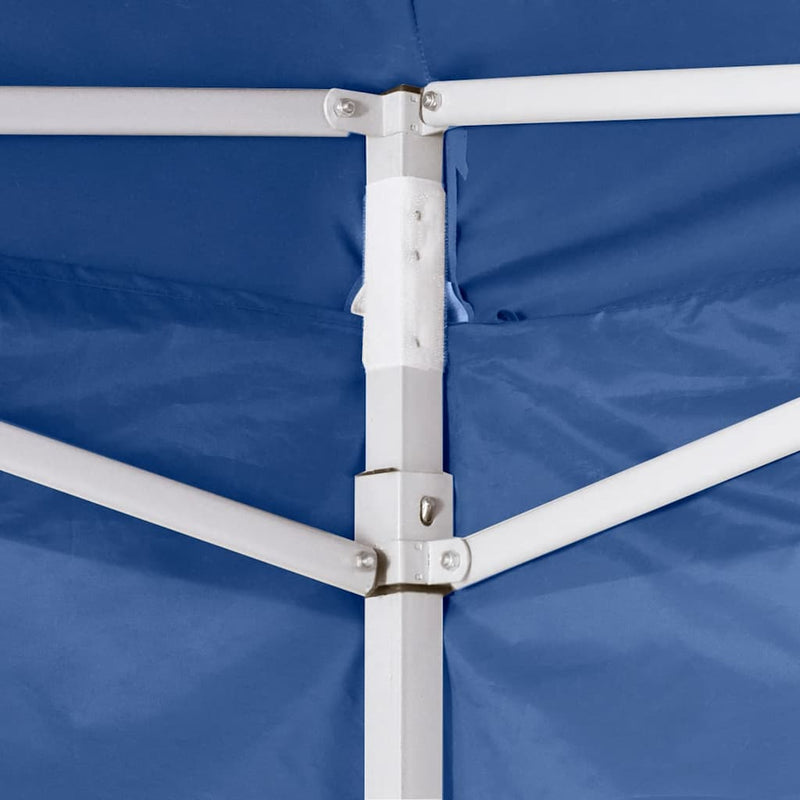 41466 Blue Foldable Tent 3 x 3 m with 4 Walls