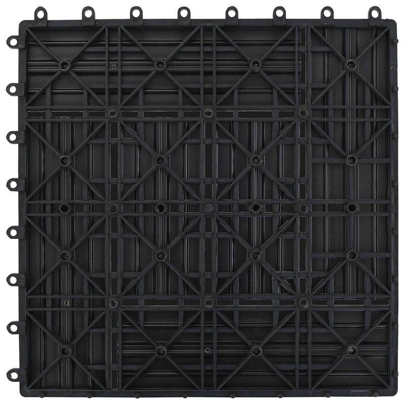 Plăci pentru Deck 11 buc. Gri 30 x 30 cm WPC