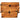 Set cufere de depozitare, 2 piese, lemn mango nefinisat