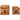 Set cufere de depozitare, 2 piese, lemn mango nefinisat