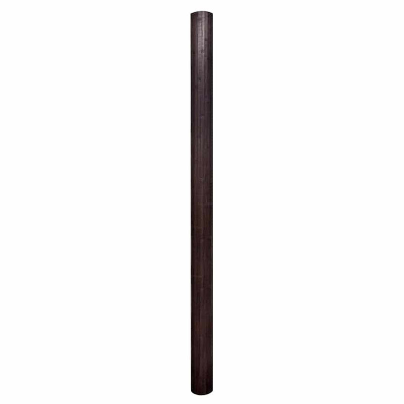 Paravan de cameră din bambus, maro închis, lățime 250 cm, înălțime 165 cm