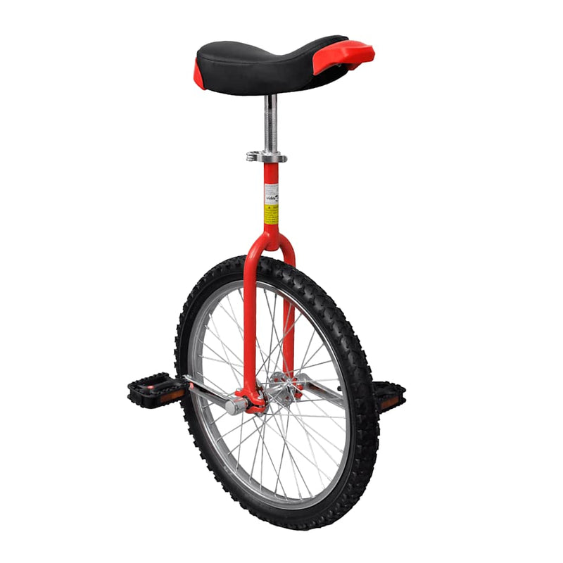 Monociclu reglabil, roșu, 20"