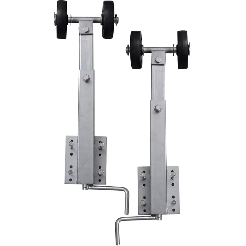 Set suport remorcă pentru barcă cu roți duble 2 buc. 59 - 84 cm