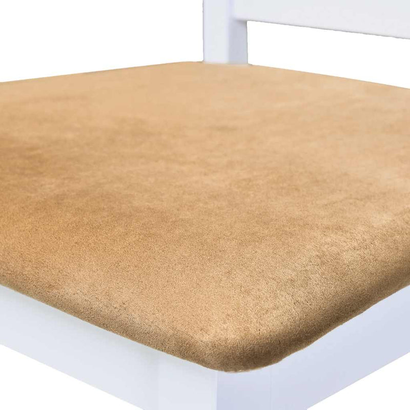 Set mobilier de bar din lemn, masă și 4 scaune, alb
