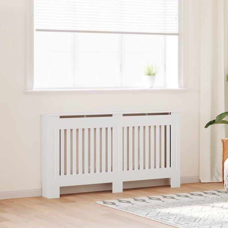 Mască de calorifer, dulap radiator, alb, 152 cm, lemn prelucrat