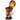 Bar tip glob, suport sticle de vin cu aspect Atlas 42x42x85 cm