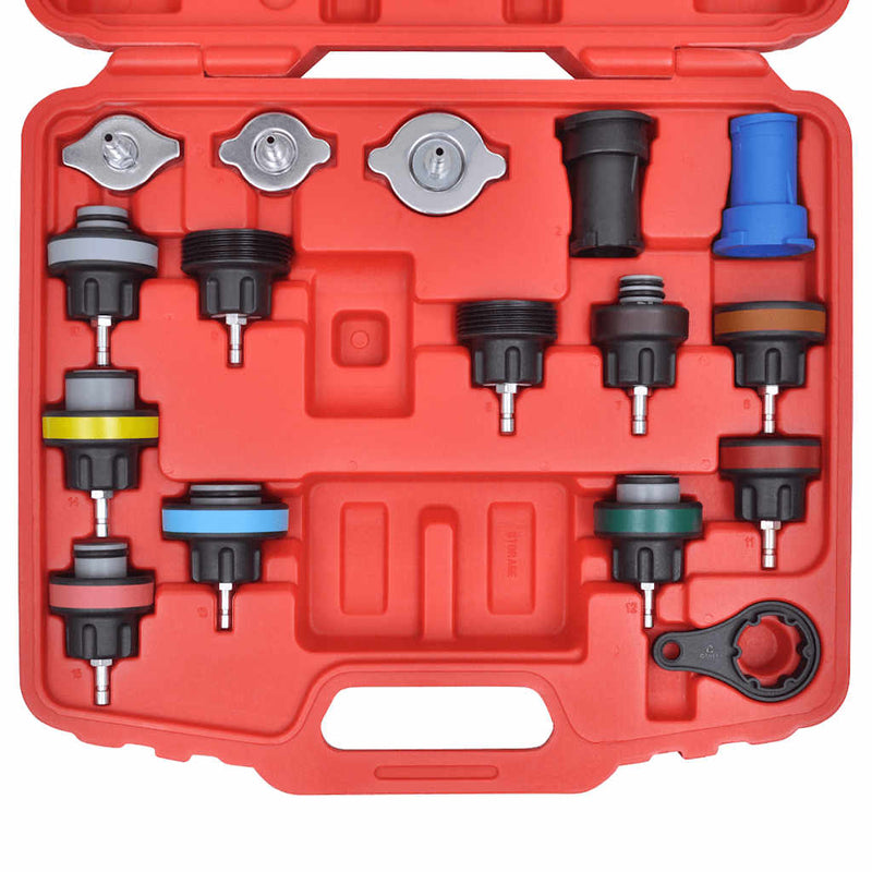 Kit tester presiune radiator, 18 buc