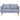 Canapea cu 2 locuri, material textil, gri deschis