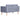 Canapea cu 2 locuri, material textil, gri deschis