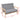 Canapea cu 2 locuri, gri deschis, material textil