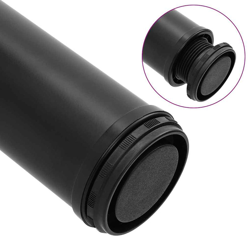 Picioare de masă înălțime reglabilă, 4 buc. 710 mm negru