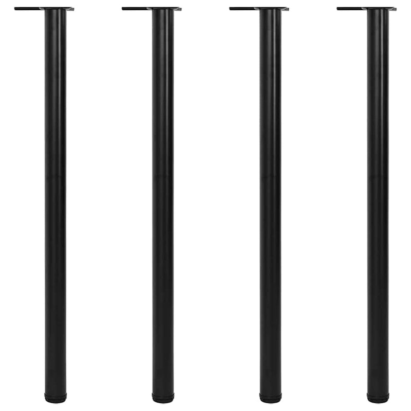 Picioare de masă reglabile pe înălțime, 4 buc, 1100 mm, negru