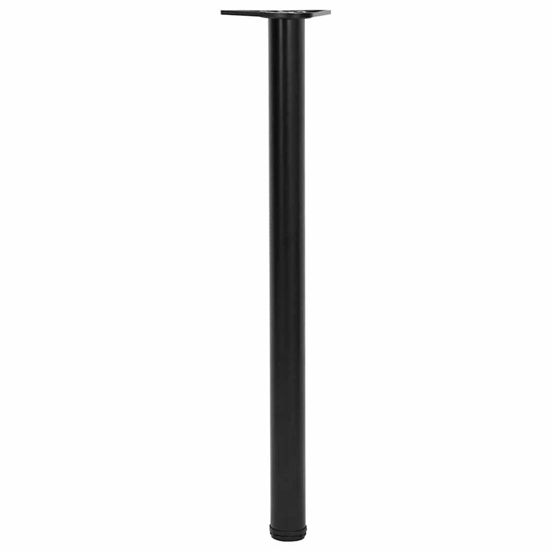 Picioare de masă reglabile în înălțime, 870 mm, negru, 4 buc.